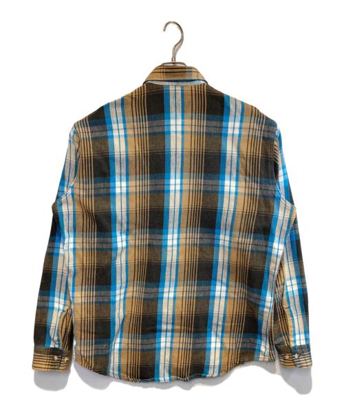 ST JOHN'S BAY（セントジョンズベイ）ST JOHN'S BAY (セントジョンズベイ) ［古着］BIGMAC フランネルシャツ ブラウン×ブルー サイズ:Lの古着・服飾アイテム
