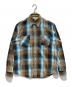 ST JOHN'S BAY（セントジョンズベイ）の古着「［古着］BIGMAC フランネルシャツ」｜ブラウン×ブルー