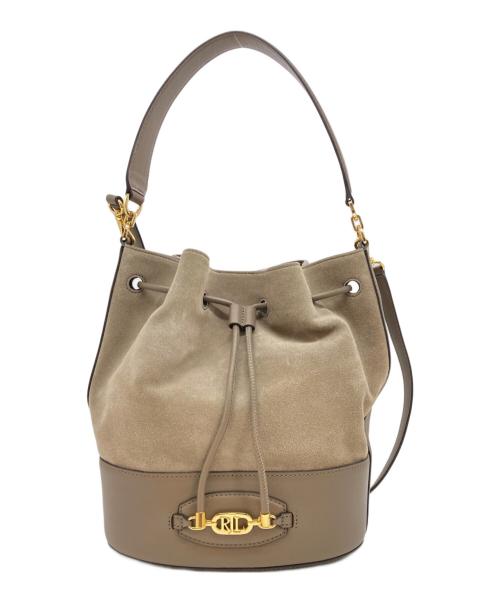 RALPH LAUREN（ラルフローレン）RALPH LAUREN (ラルフローレン) 2WAYショルダーバッグ ベージュの古着・服飾アイテム