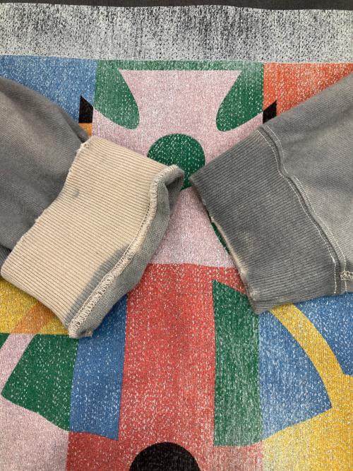 Vivienne Westwood RED LABEL（ヴィヴィアンウエストウッドレッドレーベル）Vivienne Westwood RED LABEL (ヴィヴィアンウエストウッドレッドレーベル) オーガニックドライ天竺サンシャインオーブスプレーダイロングスリーブトップ グレー サイズ:00 未使用品の古着・服飾アイテム