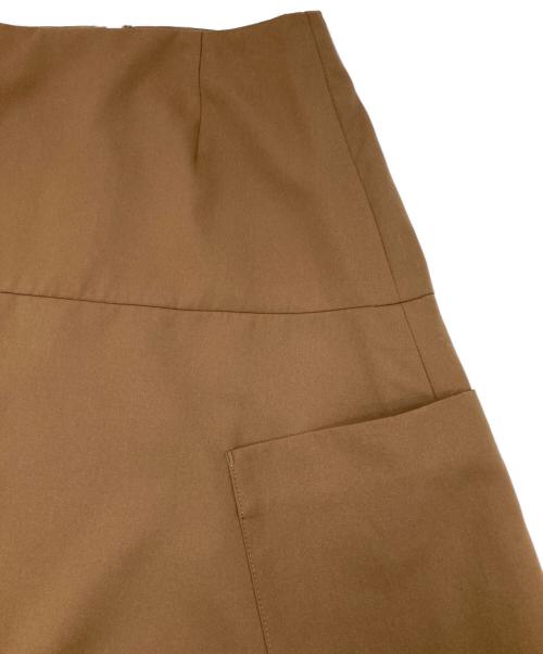 RIM.ARK（リムアーク）RIM.ARK (リムアーク) Random hem twill SK ブラウン サイズ:36の古着・服飾アイテム