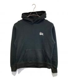 stussy（ステューシー）の古着「プルオーバーパーカー」｜ブラック