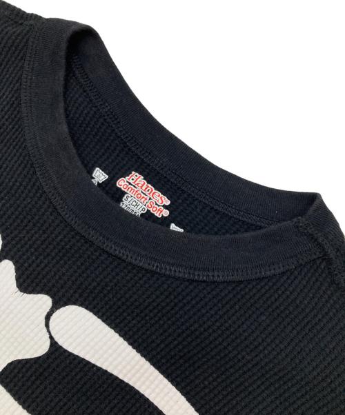 SUPREME（シュプリーム）SUPREME (シュプリーム) Hanes (ヘインズ) Bones Thermal Crew ブラック サイズ:Sの古着・服飾アイテム