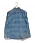 SUPREME (シュプリーム) JACQUARD LOGOS DENIM SHIRT インディゴ サイズ:M：13000円