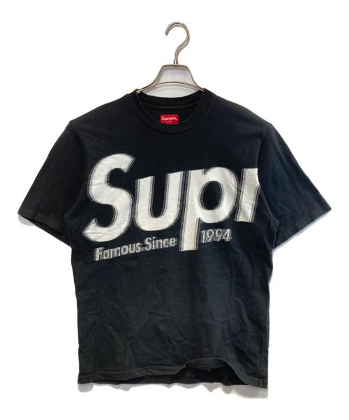 SUPREME（シュプリーム）SUPREME (シュプリーム) intarsia spellout S/S Top ブラック サイズ:Sの古着・服飾アイテム