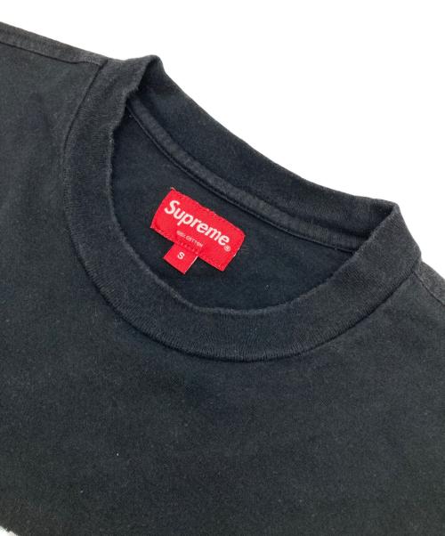 SUPREME（シュプリーム）SUPREME (シュプリーム) intarsia spellout S/S Top ブラック サイズ:Sの古着・服飾アイテム