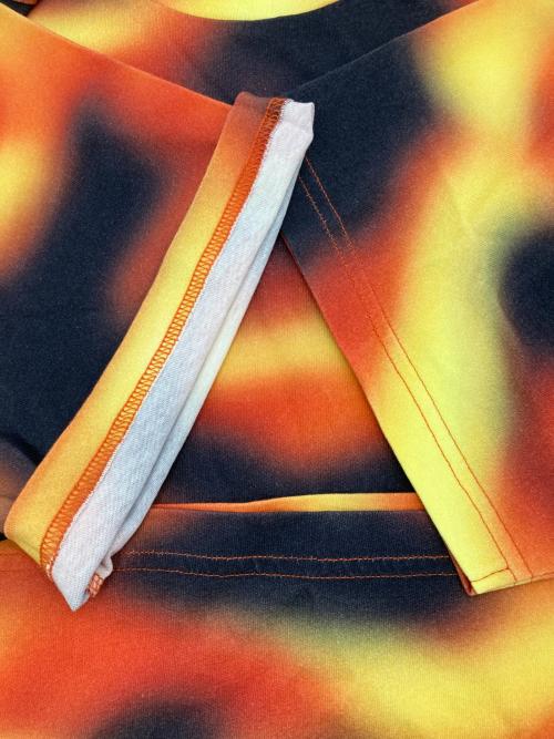 SUPREME（シュプリーム）SUPREME (シュプリーム) Small Box Tee Flames オレンジ サイズ:Mの古着・服飾アイテム