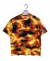 SUPREME（シュプリーム）の古着「Small Box Tee Flames」｜オレンジ