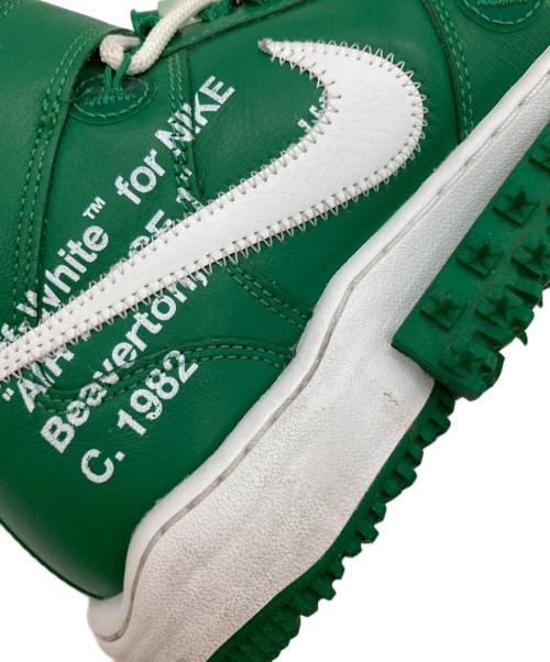 NIKE（ナイキ）NIKE (ナイキ) OFFWHITE (オフホワイト) AIR FORCE 1 MID SP LTHR グリーン サイズ:US8.5の古着・服飾アイテム
