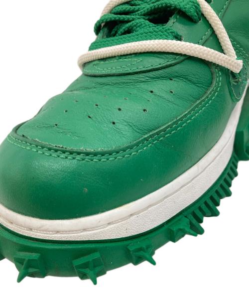 NIKE（ナイキ）NIKE (ナイキ) OFFWHITE (オフホワイト) AIR FORCE 1 MID SP LTHR グリーン サイズ:US8.5の古着・服飾アイテム