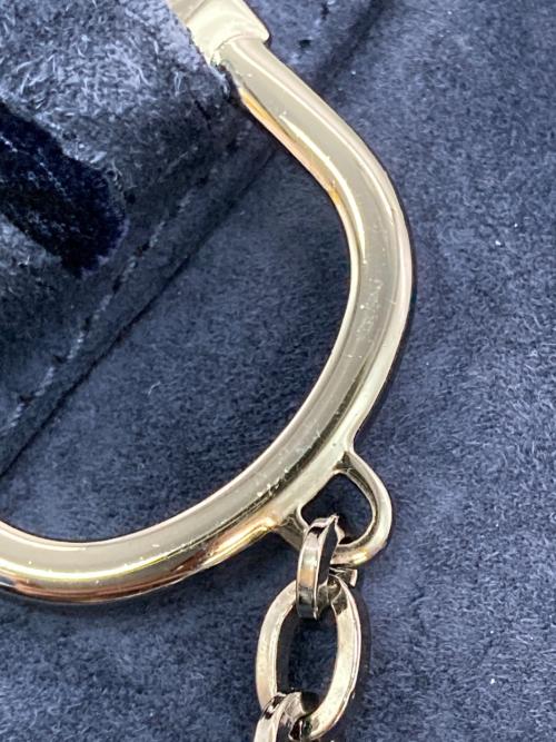 GUCCI（グッチ）GUCCI (グッチ) スウェードテーラードジャケット ネイビー サイズ:Mの古着・服飾アイテム