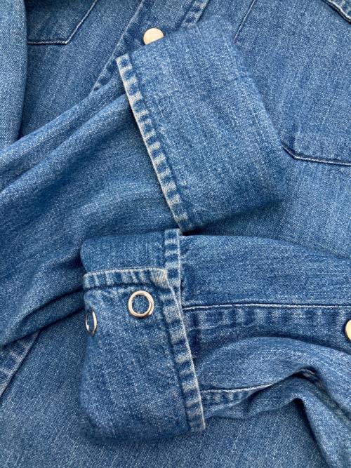 TOM FORD（トムフォード）TOM FORD (トムフォード) デニムウエスタンシャツ インディゴ サイズ:Mの古着・服飾アイテム