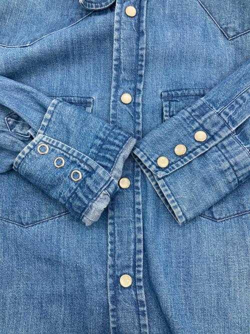 TOM FORD（トムフォード）TOM FORD (トムフォード) デニムウエスタンシャツ インディゴ サイズ:Mの古着・服飾アイテム