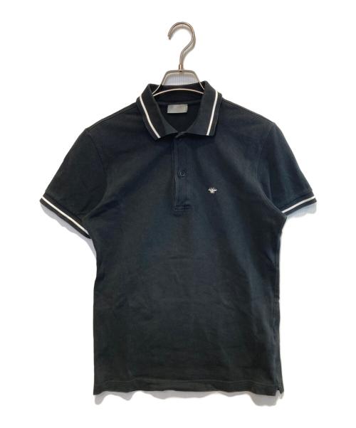 Dior（ディオール）Dior (ディオール) Bee刺繍ポロシャツ ブラック サイズ:XSの古着・服飾アイテム