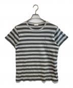 Saint Laurent Parisサンローランパリ）の古着「ボーダーTシャツ」｜グレー