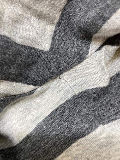 Saint Laurent Paris（サンローランパリ）Saint Laurent Paris (サンローランパリ) ボーダーTシャツ グレー サイズ:Sの古着・服飾アイテム