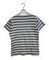 Saint Laurent Paris (サンローランパリ) ボーダーTシャツ グレー サイズ:S：7000円
