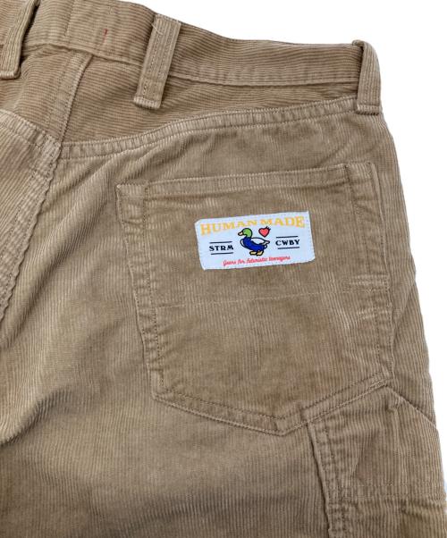 HUMAN MADE（ヒューマンメイド）HUMAN MADE (ヒューマンメイド) CORDUROY PAINTER PANTS ベージュ サイズ:Lの古着・服飾アイテム