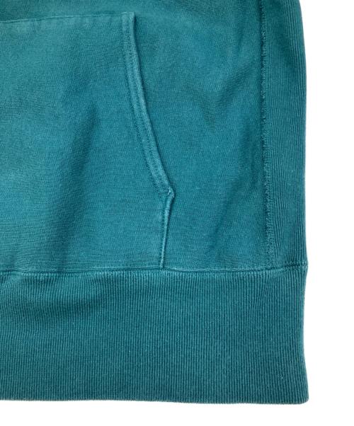 ATON（エイトン）ATON (エイトン) NATURAL GARMENT DYE URAKE HOODIE グリーン サイズ:Mの古着・服飾アイテム