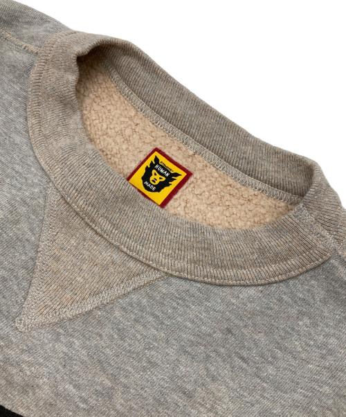 HUMAN MADE（ヒューマンメイド）HUMAN MADE (ヒューマンメイド) BEATLES (ビートルズ) BEATLES TSURIAMI SWEATSHIRT グレー サイズ:XLの古着・服飾アイテム