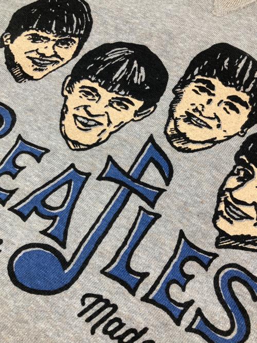 HUMAN MADE（ヒューマンメイド）HUMAN MADE (ヒューマンメイド) BEATLES (ビートルズ) BEATLES TSURIAMI SWEATSHIRT グレー サイズ:XLの古着・服飾アイテム