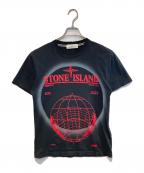 STONE ISLANDストーンアイランド）の古着「Solar EclipseコットンジャージーTシャツ」｜ブラック