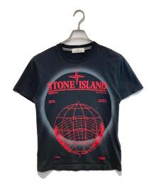 STONE ISLAND（ストーンアイランド）の古着「Solar EclipseコットンジャージーTシャツ」｜ブラック