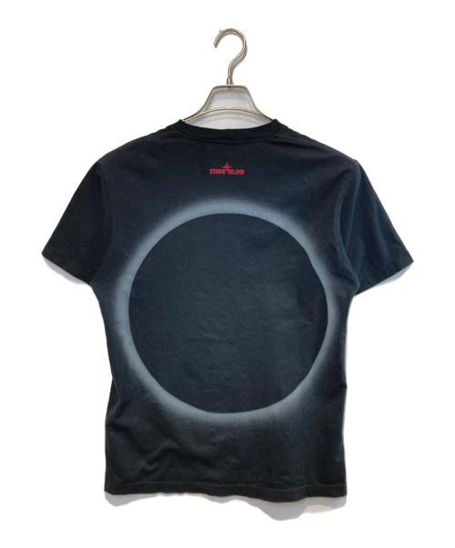 STONE ISLAND（ストーンアイランド）STONE ISLAND (ストーンアイランド) Solar EclipseコットンジャージーTシャツ ブラック サイズ:Sの古着・服飾アイテム
