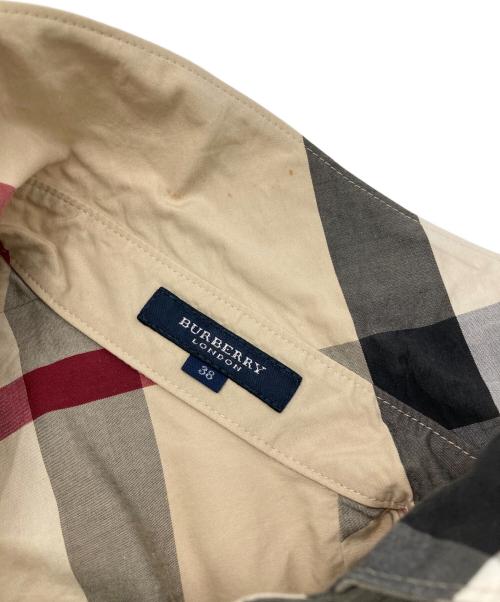 BURBERRY LONDON（バーバリーロンドン）BURBERRY LONDON (バーバリーロンドン) ノバチェックノースリーブシャツ ベージュ サイズ:38の古着・服飾アイテム