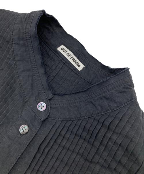 FRAMeWORK（フレームワーク）FRAMeWORK (フレームワーク) Khadi pintuck シャツ ブラック サイズ:Freeの古着・服飾アイテム