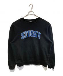 stussy（ステューシー）の古着「ARCH APPLIQUE CREW」｜ブラック