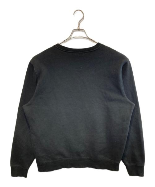 stussy（ステューシー）stussy (ステューシー) ARCH APPLIQUE CREW ブラック サイズ:Mの古着・服飾アイテム