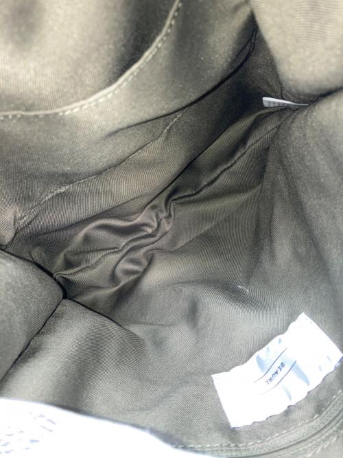 Beaure（ビュレ）Beaure (ビュレ) カウレザー 2way トートバッグ シルバー シルバーの古着・服飾アイテム