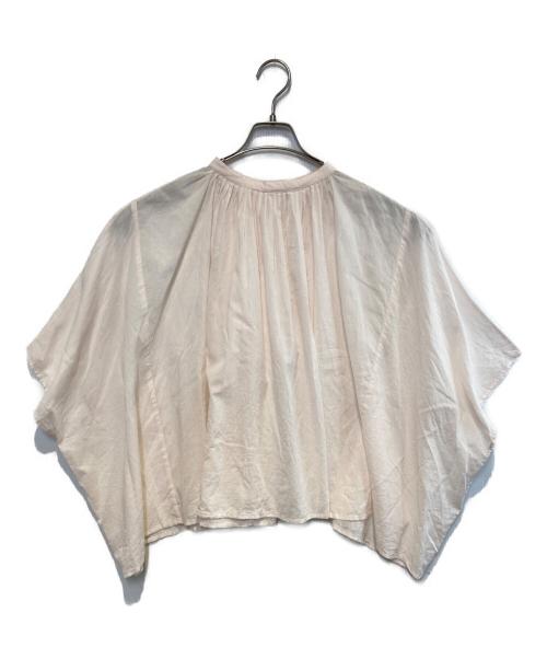 Conges payes（コンジェ ペイエ）Conges payes (コンジェ ペイエ) ポンチョシルエットブラウス ピンク サイズ:Freeの古着・服飾アイテム