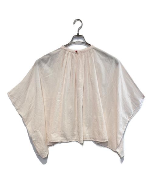 Conges payes（コンジェ ペイエ）Conges payes (コンジェ ペイエ) ポンチョシルエットブラウス ピンク サイズ:Freeの古着・服飾アイテム