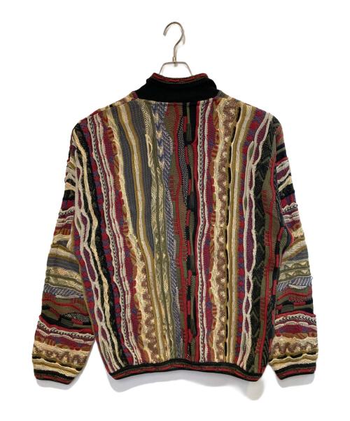 TUNDRA（ツンドラ）TUNDRA (ツンドラ) ［古着］3Dニット レッド×ベージュ サイズ:Lの古着・服飾アイテム