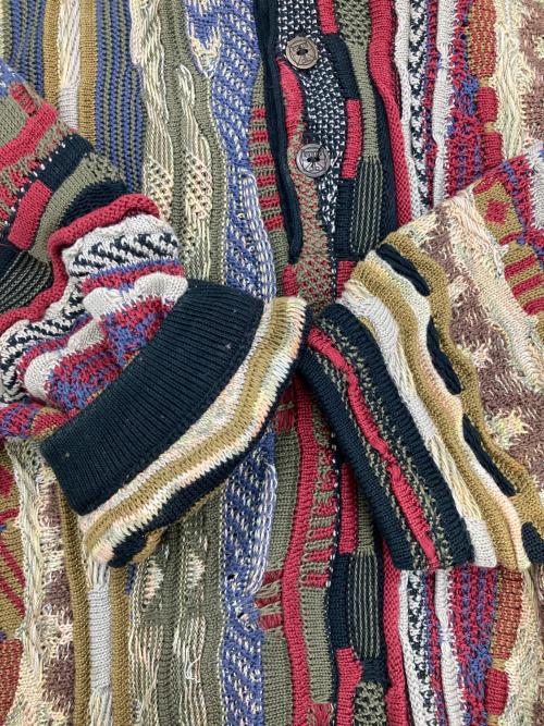 TUNDRA（ツンドラ）TUNDRA (ツンドラ) ［古着］3Dニット レッド×ベージュ サイズ:Lの古着・服飾アイテム