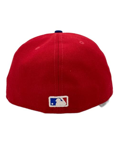 New Era（ニューエラ）New Era (ニューエラ) キャップ レッド サイズ:7 1/2（59.6cm）の古着・服飾アイテム