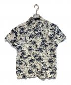 POLO RALPH LAURENポロ・ラルフローレン）の古着「［古着］アロハポロシャツ」｜ネイビー×ホワイト