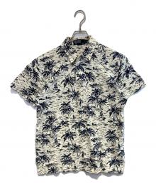 POLO RALPH LAUREN（ポロ・ラルフローレン）の古着「［古着］アロハポロシャツ」｜ネイビー×ホワイト