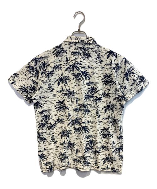 POLO RALPH LAUREN（ポロ・ラルフローレン）POLO RALPH LAUREN (ポロ・ラルフローレン) ［古着］アロハポロシャツ ネイビー×ホワイト サイズ:Sの古着・服飾アイテム