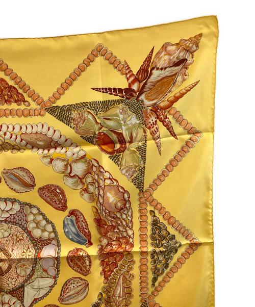 HERMES（エルメス）HERMES (エルメス) カレ90 イエローの古着・服飾アイテム