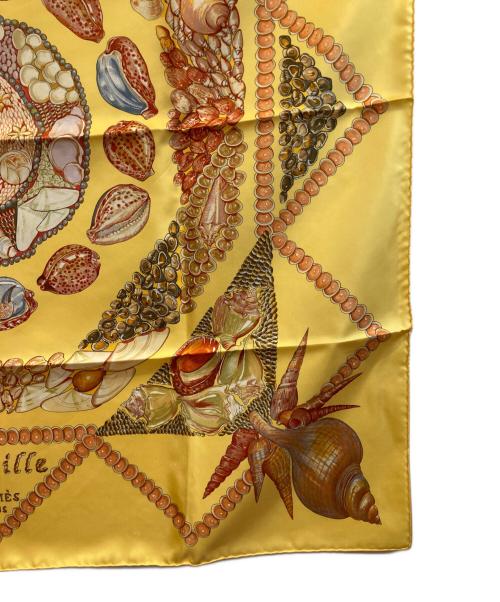 HERMES（エルメス）HERMES (エルメス) カレ90 イエローの古着・服飾アイテム