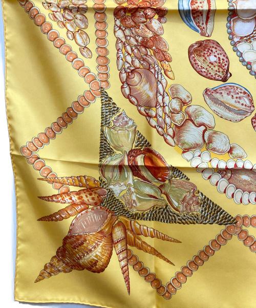 HERMES（エルメス）HERMES (エルメス) カレ90 イエローの古着・服飾アイテム