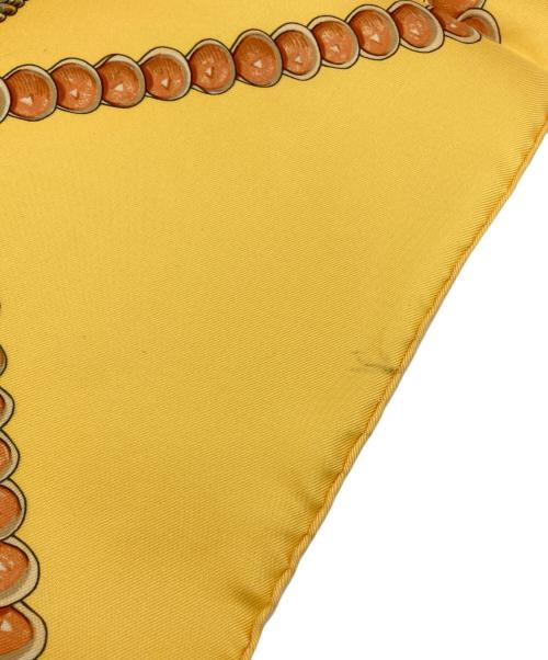 HERMES（エルメス）HERMES (エルメス) カレ90 イエローの古着・服飾アイテム