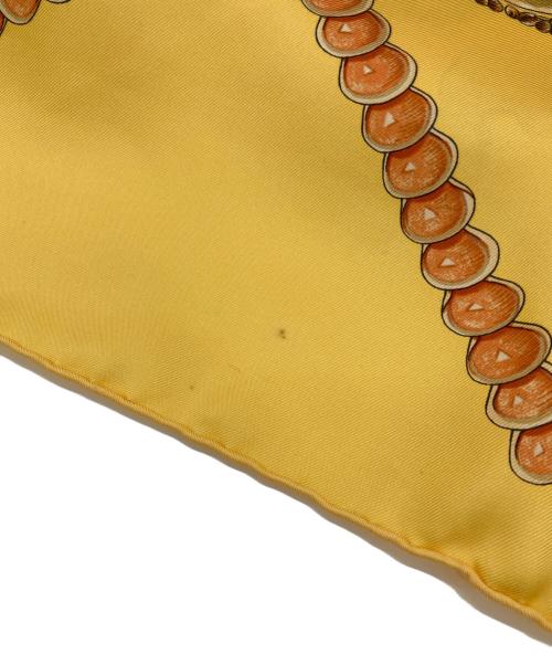 HERMES（エルメス）HERMES (エルメス) カレ90 イエローの古着・服飾アイテム