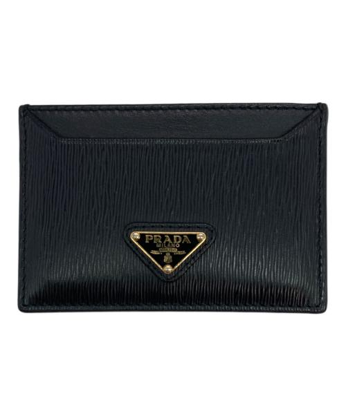 PRADA（プラダ）PRADA (プラダ) カードケース ブラックの古着・服飾アイテム