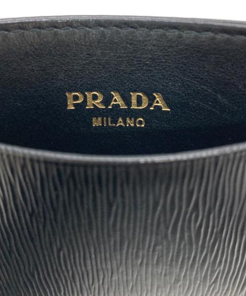 PRADA（プラダ）PRADA (プラダ) カードケース ブラックの古着・服飾アイテム