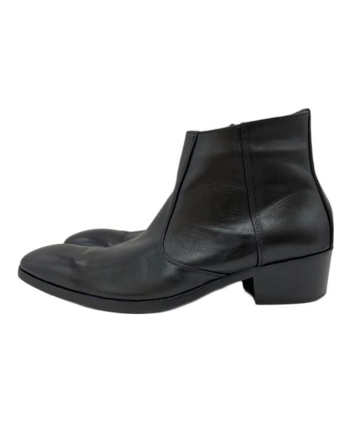 Whoop-de-doo（フープディドゥ）Whoop-de-doo (フープディドゥ) サイドジップブーツ ブラック サイズ:40の古着・服飾アイテム