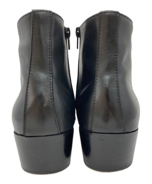 Whoop-de-doo（フープディドゥ）Whoop-de-doo (フープディドゥ) サイドジップブーツ ブラック サイズ:40の古着・服飾アイテム